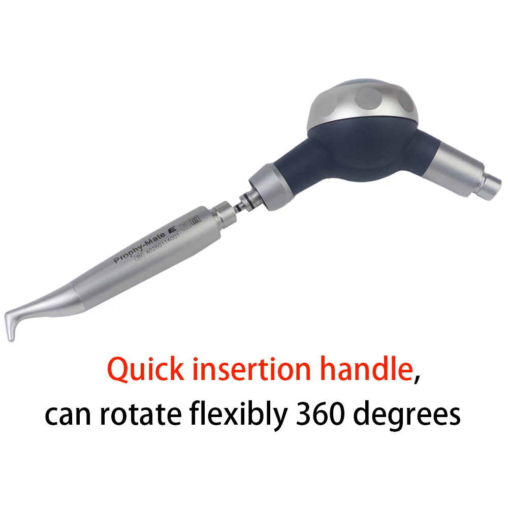 Dental Air Prophy Polisher QD Connecto Oral Irrigator Calculus Remover Jet Teeth Whitening Cleaning Dentistry Sandblasting Gun