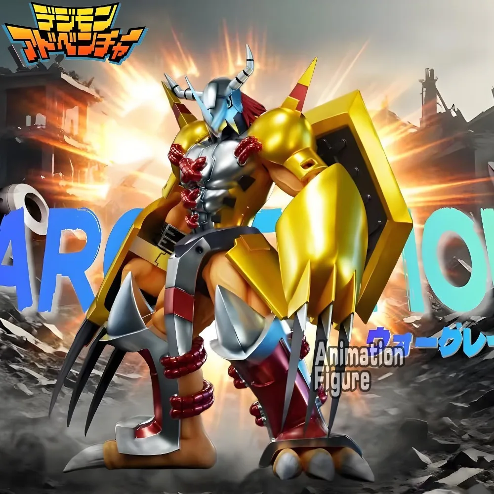 

19 см/7,48 дюйма, аниме Digimon Adventure, фигурка War Greymon, фигурки героев, статуя из ПВХ, коллекция моделей, игрушки, подарки