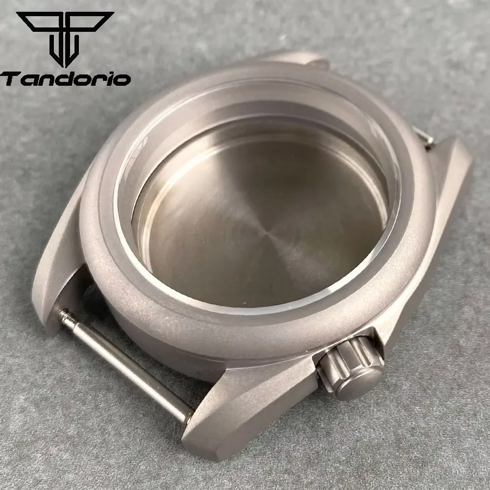 

Титановый корпус для часов Tandorio 40 мм, водонепроницаемость 20 АТМ, сапфировое стекло, ультралегкий (38,3 г), подходит для механизмов NH34, NH35, ETA2824, PT5000, запчасть для часов