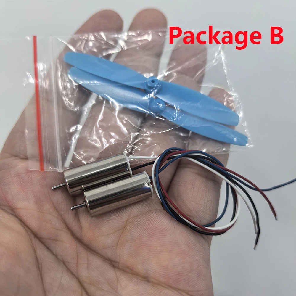 2pcs Micro 8.6mm*20mm 8520 CW CCW Coreless Motor 2S DC 7.4V 52500RPM High Speed Engine For Toy Aircraft RC Drone