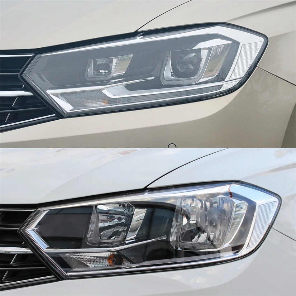 For Volkswagen VW Bora 2016 2017 2018 Automotive Accessories Car Base Head Lamp Shell Back House Car Front Headlight Lens Cover