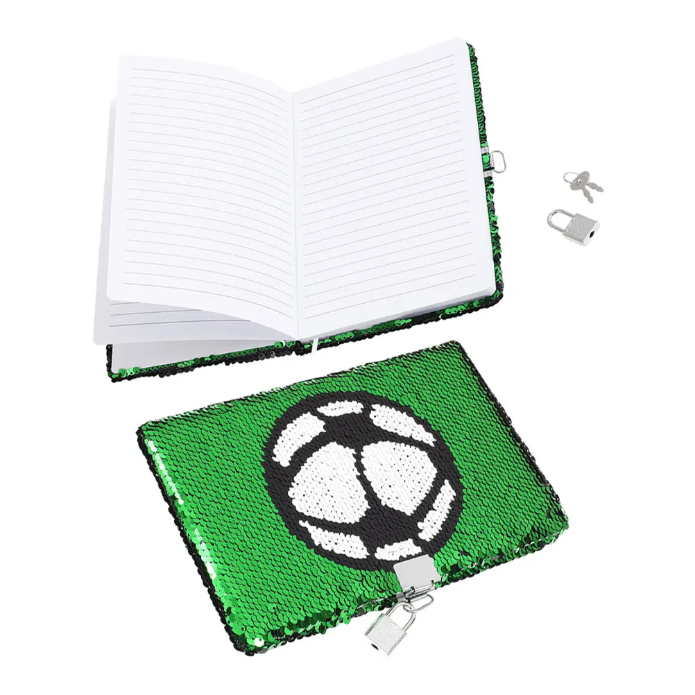 2-cuadernos-de-futbol-con-lentejuelas-diario-con-candado-y-llave-diseno-reversible-de-futbol-para-ninos-y-ninas-recuerdo-de-fiesta-verde