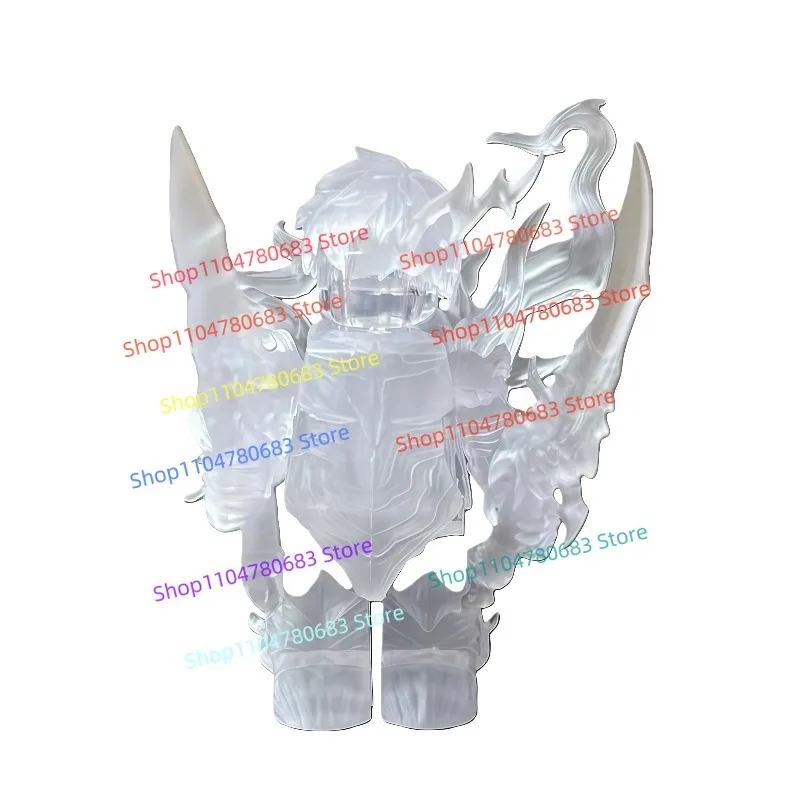 

MOC Building Blocks Transparent Cheng Yu Mini Figure Assembly Model Display Anime Cartoon Character Decorative Toy Gift