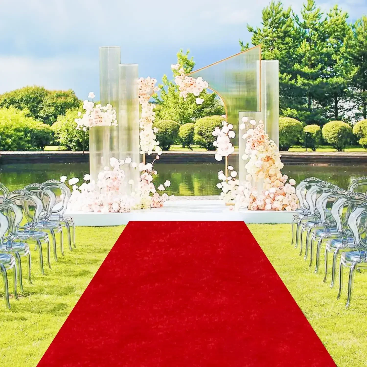 Wedding Carpet Party Carpet Channel Velvet Fabric Channel Wedding Corridor Channel Modern Popular Style High End and High Grade