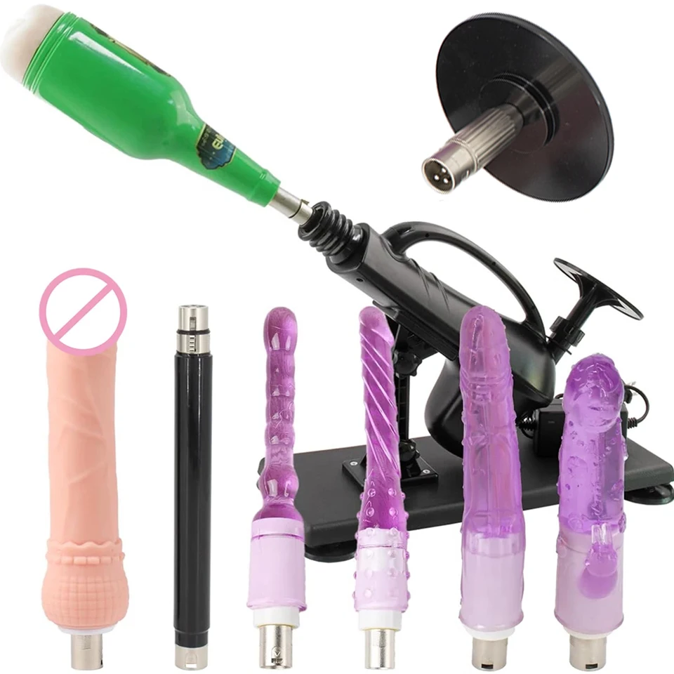 Electric Automatic Sex Machine for Couples - Multi-Speed Controller Vibrator with Big Dildos Vagina Massage Adult Toy for Women And Men