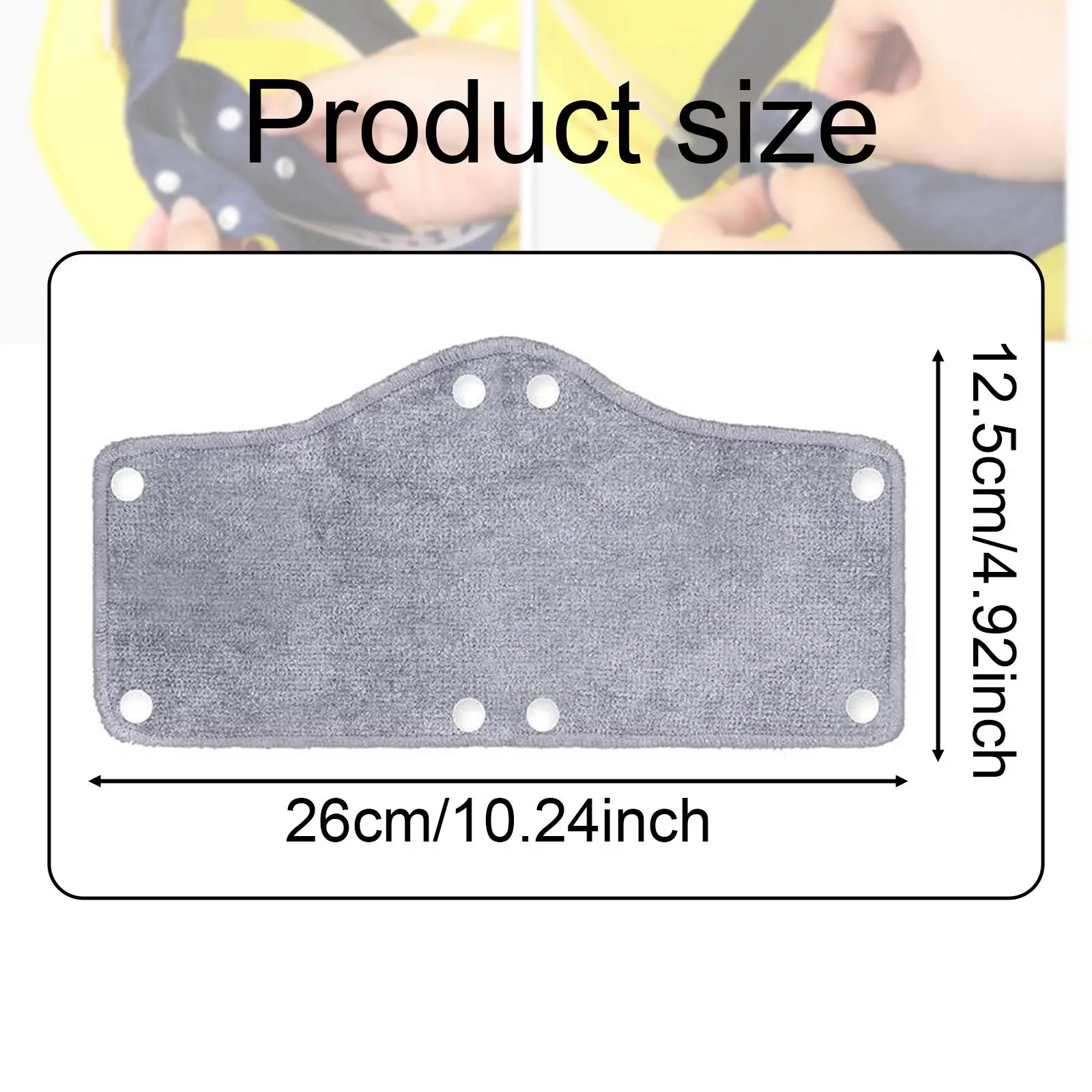 12Pcs Sweatbands for Hard Hat Comfortable for Helmet Terry Cloth Sweat Bands for Industrial Setting Work Construction