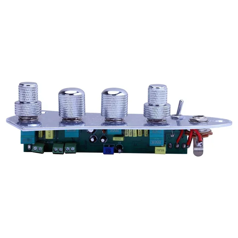 WZ-5 Jazz JB Bass Loaded Wired Control Plate for 4/5 String Bass Guitar Parts JB-08CR HY view 3