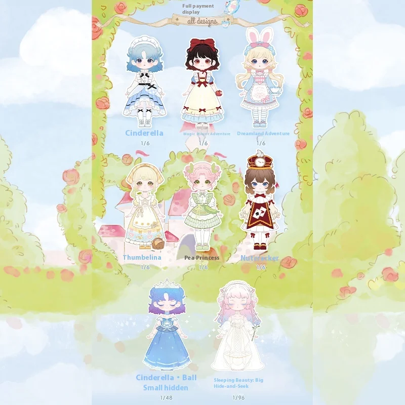 SIMONTOYS Liluoluo Fiaba Cottage Serie 1/6 Bilancia BJD Articolato Comune Da Collezione Bambola Cieca Scatola Figura Giocattolo Alla Moda