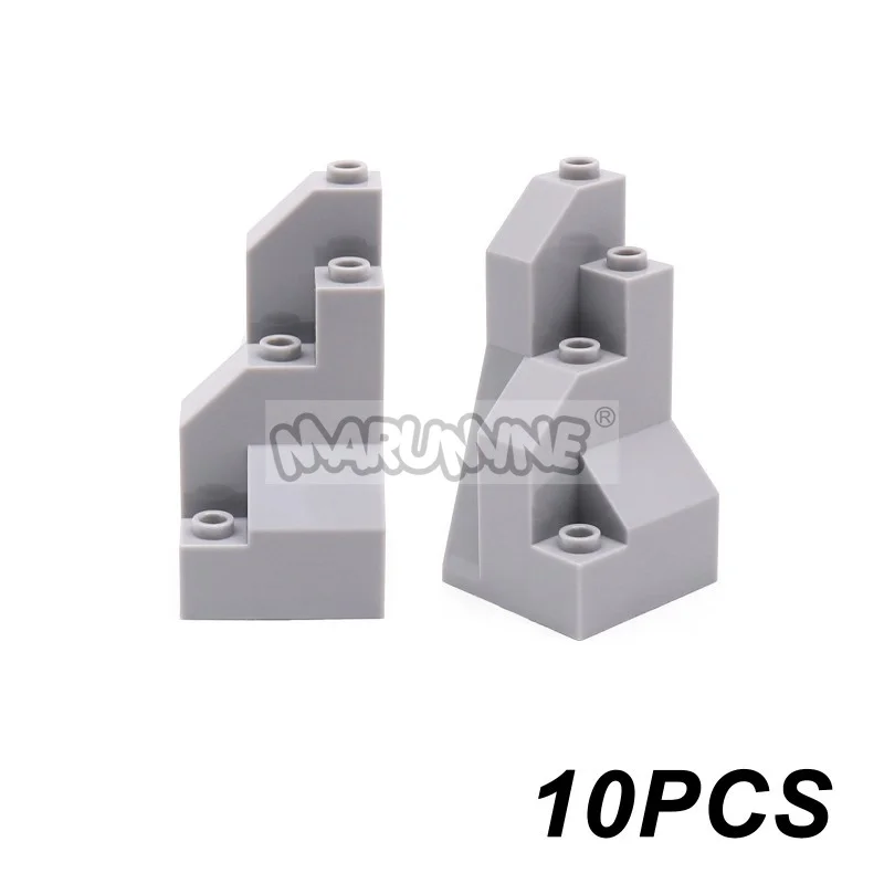 MARUMINE MOC Blöcke Bergsteinstein Dschungelgarten Bausteine DIY Teile Zubehör Kompatibel mit 6083 47847 6082 23996