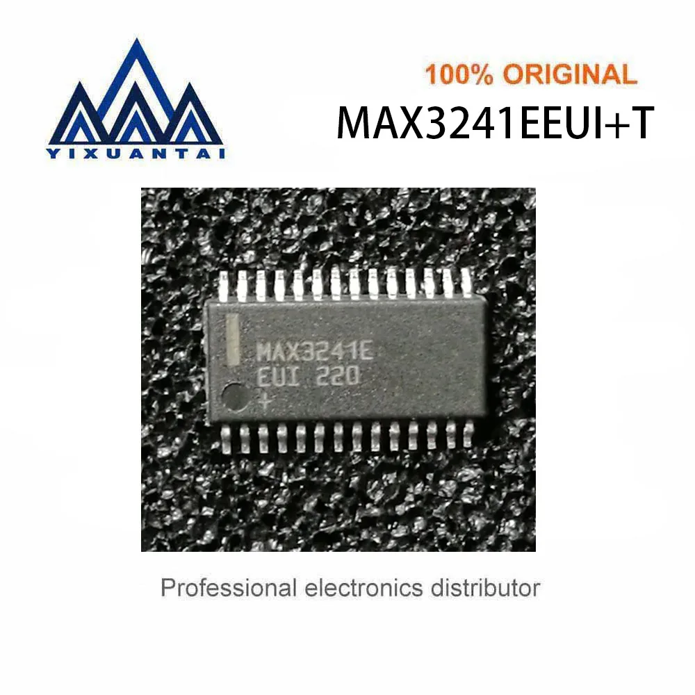 

10pcs/Lot MAX3241ECUI+T MAX3241ECUI MAX3241EEUI+T MAX3241EEUI【IC TRANSCEIVER FULL 3/5 28TSSOP】New