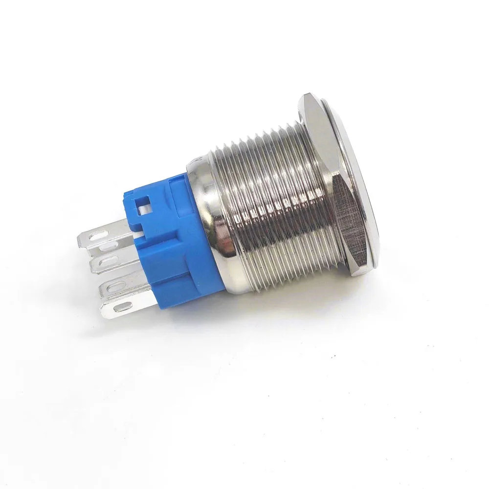 Latching Push Button 19mm Switch Start Stop LED Light PC Power Momentary On Off 12v 3v 5v 6v 24v 110v 220v Red Blue Green