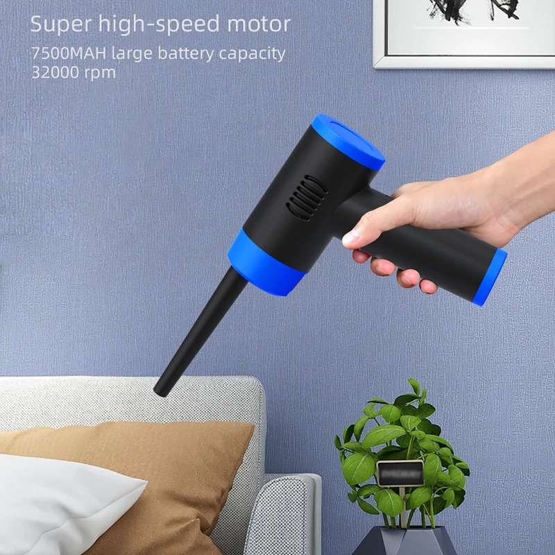 ไร้สาย Dust Blower High Power USB Compressed Air Blower ทำความสะอาด Air สำหรับแล็ปท็อปคอมพิวเตอร์คีย์บอร์ดกล้องทำความสะอาดเครื่องมือ