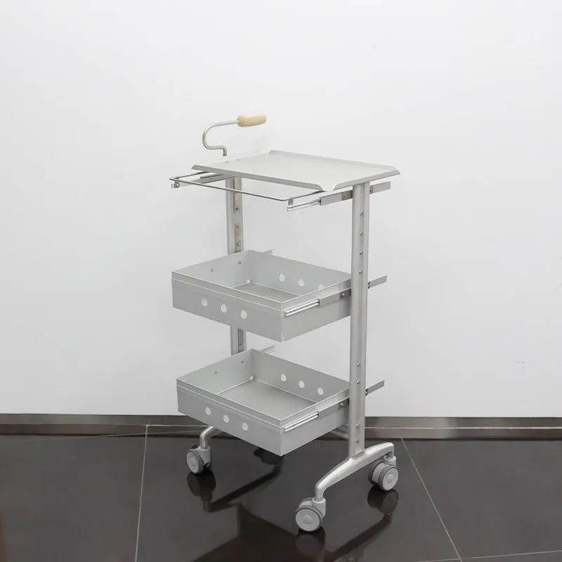 Professional salon perm and dye multifunctional tool cart, aviation aluminum alloy cart, academy hairdressing specialist, intern