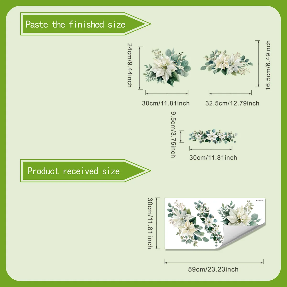 Fresh Flower Toilet Stickers for Bathroom Toilet Lid Backrest Decoration Waterproof Vinyl Decals Botany Washroom Accessories