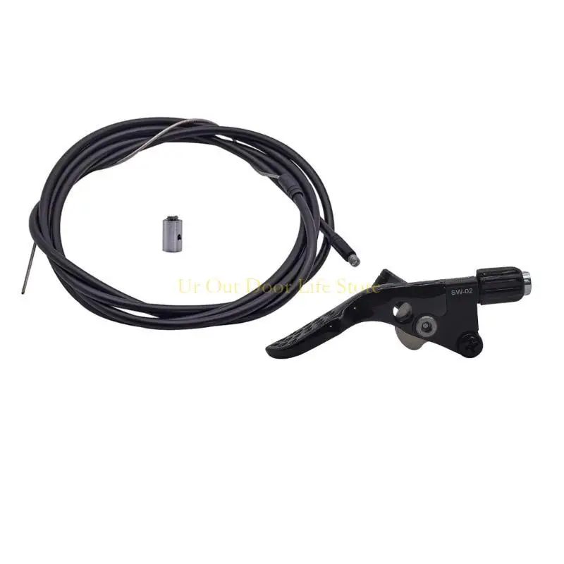 

77UF Mountain Bike Dropper Seatpost Lever Bicycles Seatpost Dropper Remote Lever Bike Seats Tube Height Cable Adjustable Lever