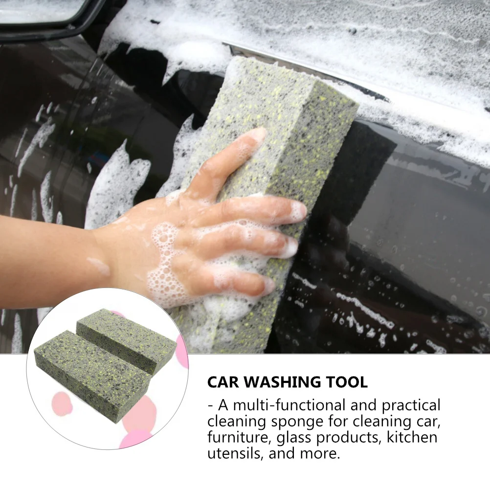 

2Pcs High-Quality Pva Sponge Strong Capacity Multifunctional Cleaner Car Furniture Kitchen Smooth Delicate Surface Long-Lasting