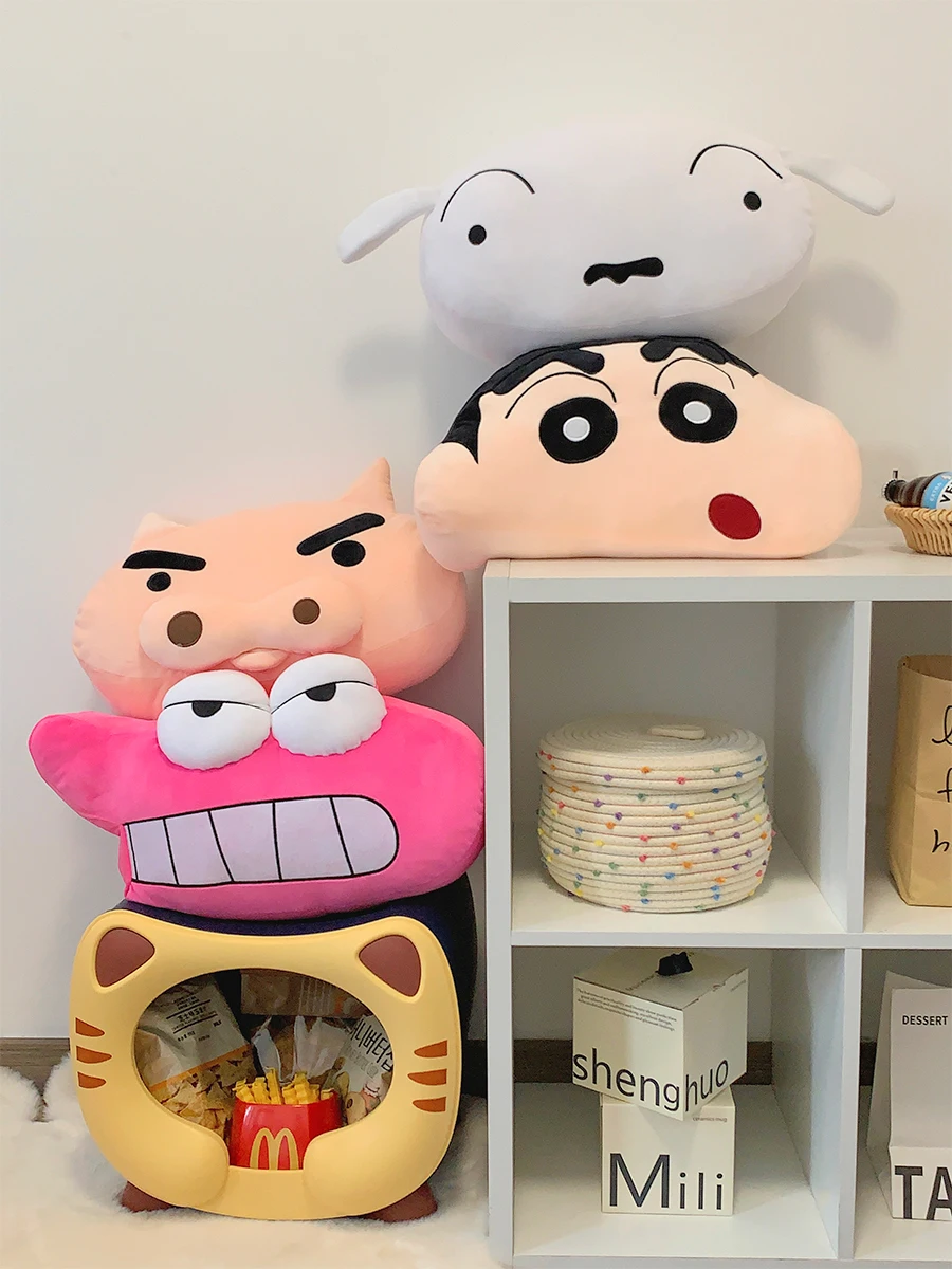 MINISO Crayon Shin-chan peluche cuscino muslimex cuscino Boochan Waniyama cuscino da tiro peluche regali di natale bambino bambini