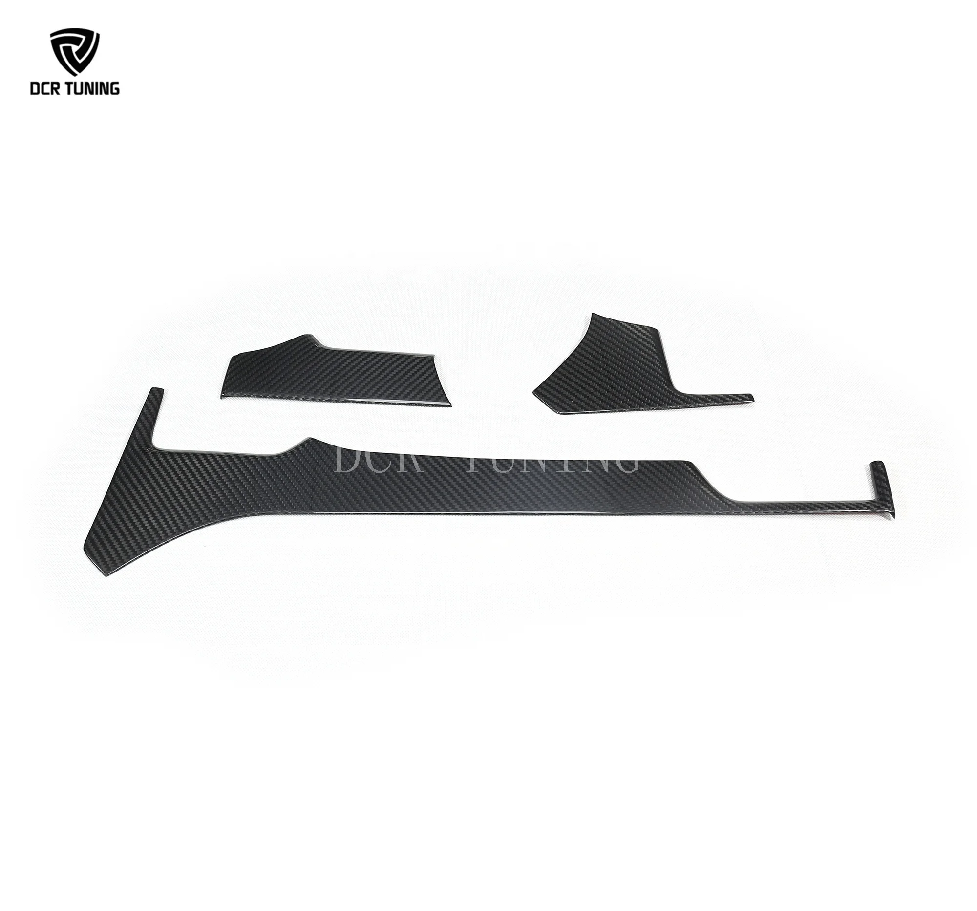 

Dry Carbon Fiber Central Console Dashboard Strip Cover for Tesla Model S X 2024-2019 Inner Trim