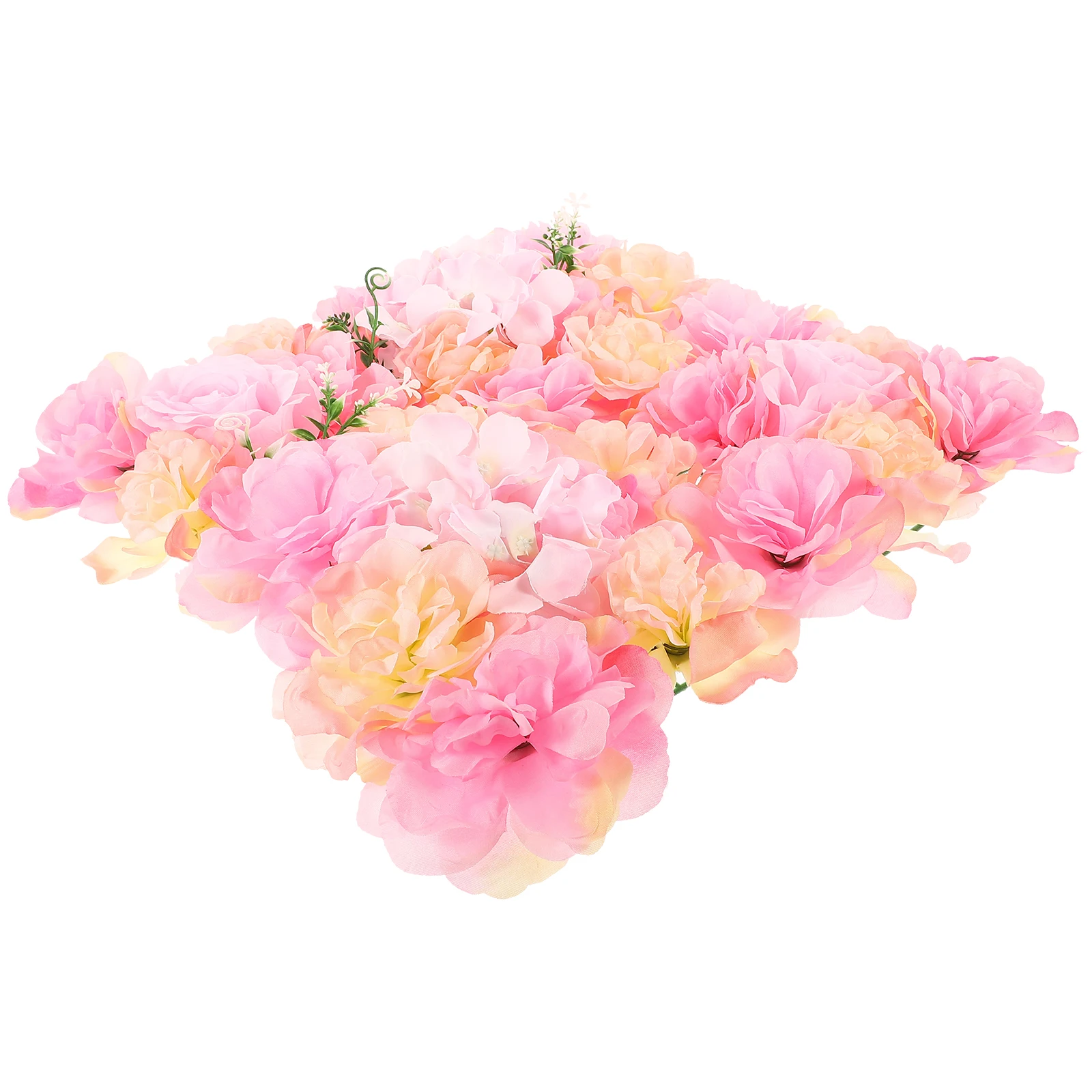 

Artificial Flower Wall Panel Silk Rose Decor Wedding Backdrop Fake Flowers Panels Room Office Restaurant Decorations Reusable