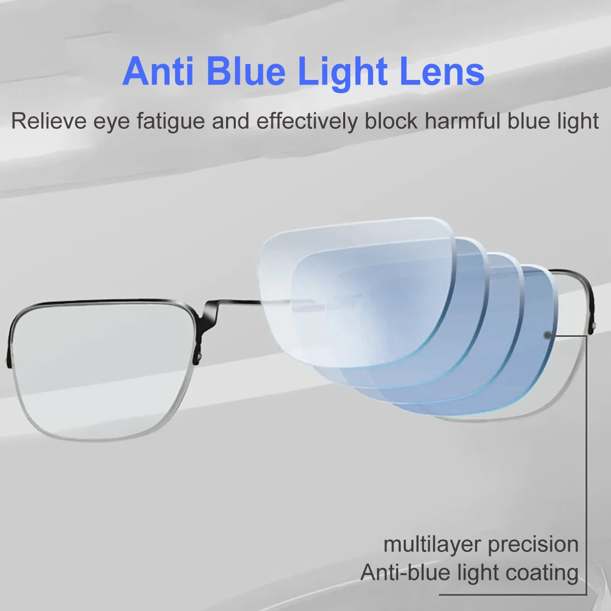 Verschreibungspflichtige Brillengläser für Xreal Air/Air 2/Pro/One AR Smart Glasses, individuelle Gläser für Myopie, Hyperopie, Astigmatismus, Anti-Blau-Brillen – Detail 4