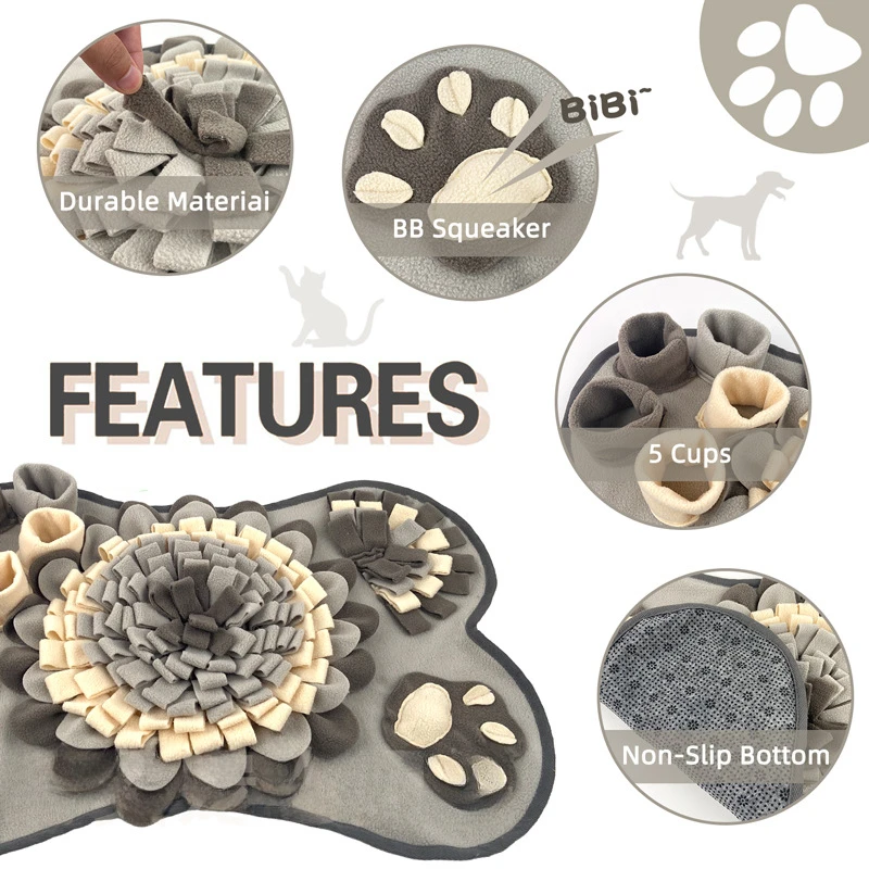 New Pet Smell Mat Foraging Smell Training Blanket Entertainment Interactive Dog Slow Food Mat Training Educational Pet Toys