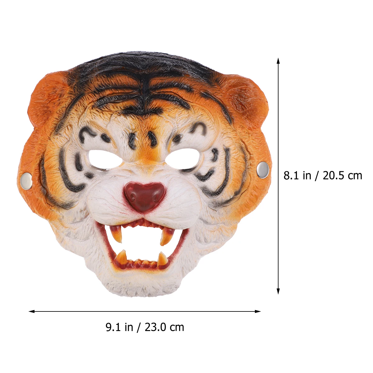 

Tiger Mask Dress-up Prop Mask Costume Accessory for Halloween Masquerade Cosplay Performance Costume Party Carnival