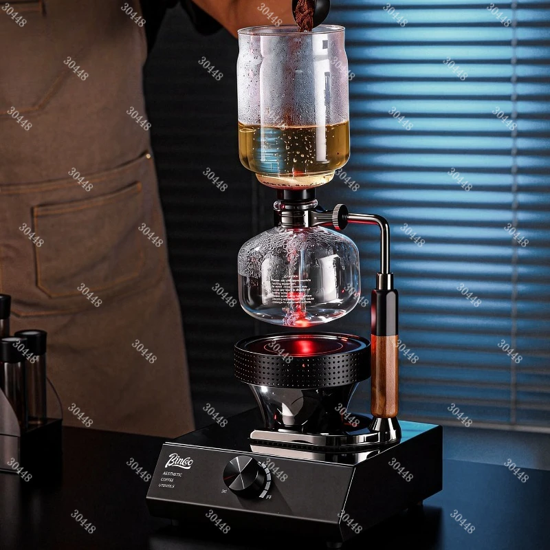 Siphon pot light wave oven siphon coffee pot electric light stove halogen lamp heater special for coffee machine
