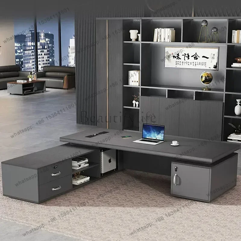 PG PG Conference Reception Office Desk Wooden Study Modern Computer Decoration Office Desk Design Storage Tavolino Salon Furniture - Aliexpress Deal