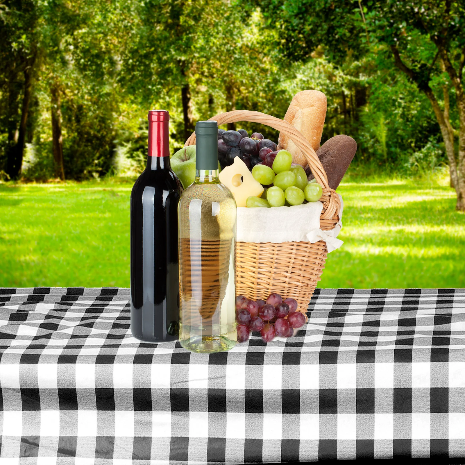 1 مجموعة مقاوم للماء نزهة غطاء الطاولة طقم غطاء مقاعد البدلاء تمتد مطاطا المجهزة مفرش المائدة في الهواء الطلق التخييم نزهة لوازم #6