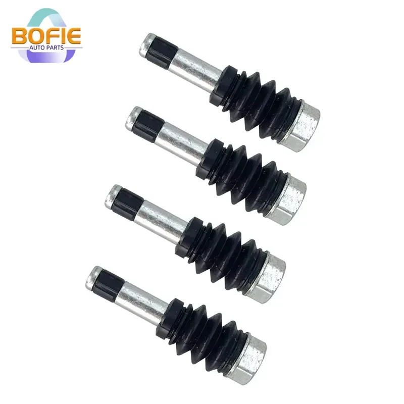 4pcs Front Wheel Brake Guide Rod Assembly 581622F300 58162-2F300 Fit for Hyundai Azera Elantra Genesis & Kia Amanti Borrego