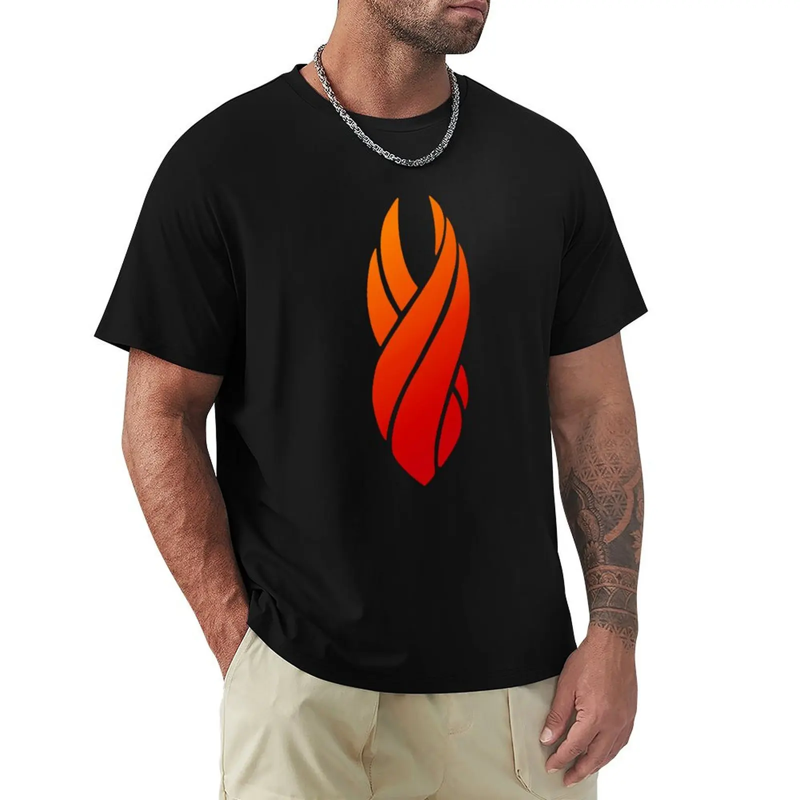 

Marker Dead Space Red Gradient T-Shirt Comfortable Basic Crew Neck Tee