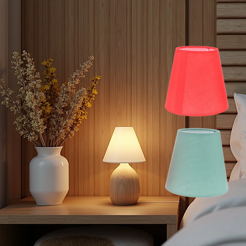 

Decor Fabric Lampshade Ceiling Light Cover Lamp Shade Modern Home Bedside Desk Lighting Cover For Tearoom Bedroom Room