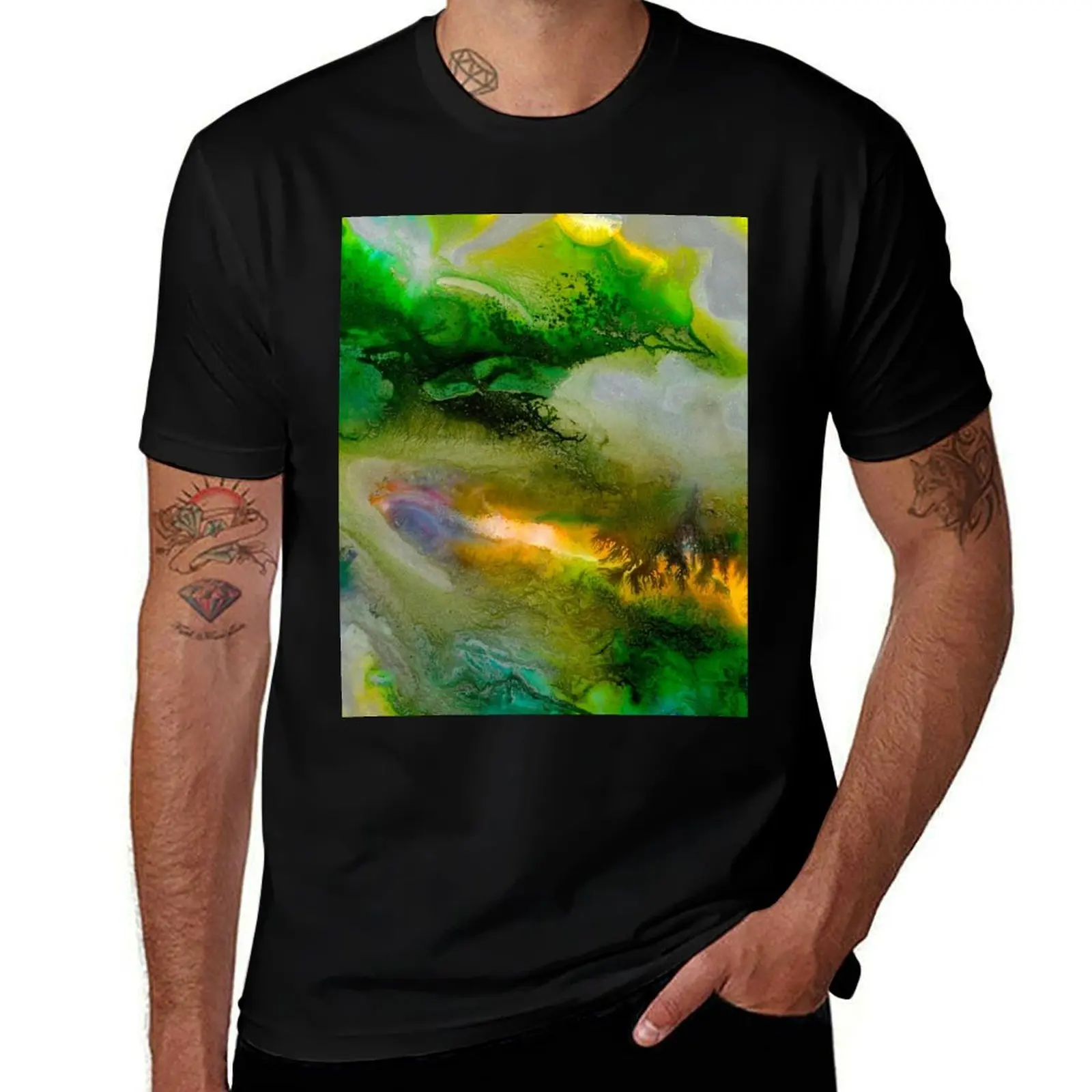 Silver Lining T-Shirt Cool Feeling Summer Tee Shirt T-Shirt