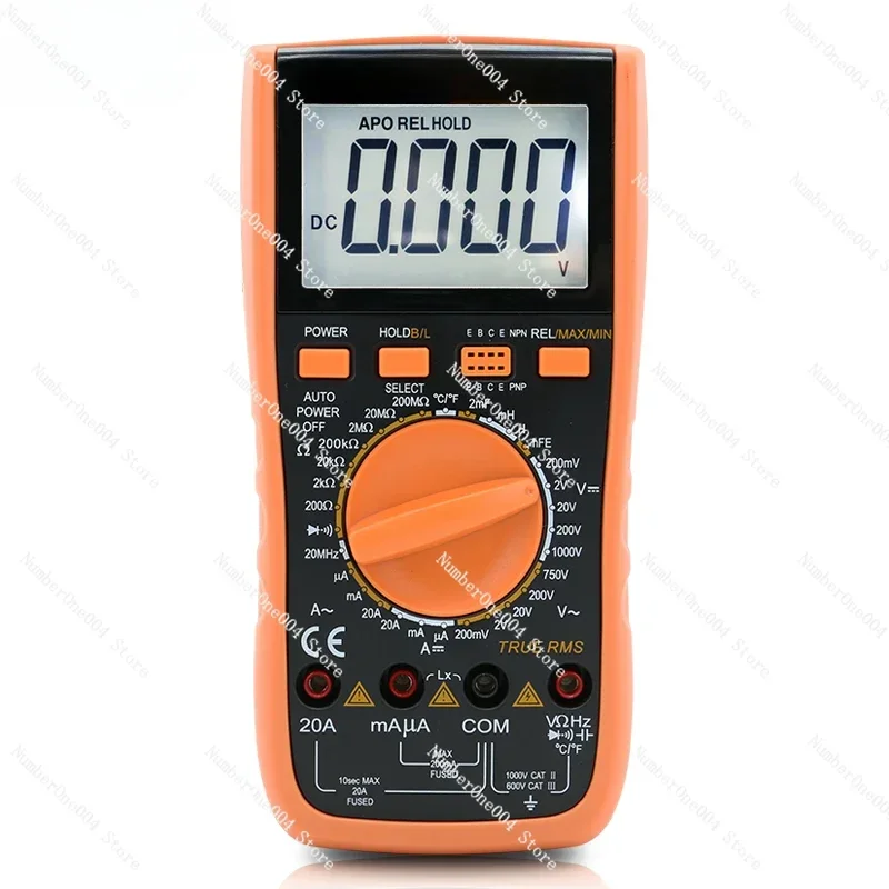 Suitable for high precision digital multimeter capacitor frequency temperature sensor true RMS multipurpose meter