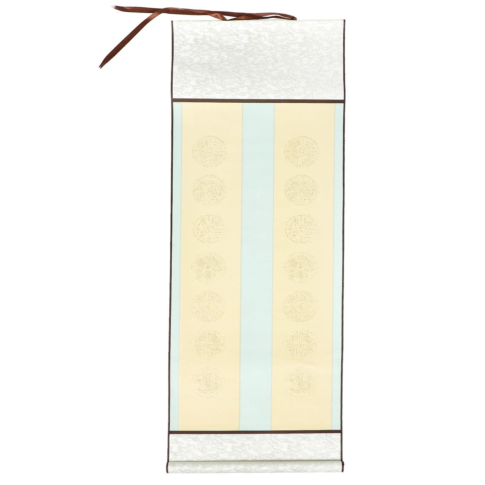 

Blank Scroll Seven Words Writing Paper Sky Blue Drawing Rolls Calligraphy Art Home Supplies Multi Function Chinese Painting