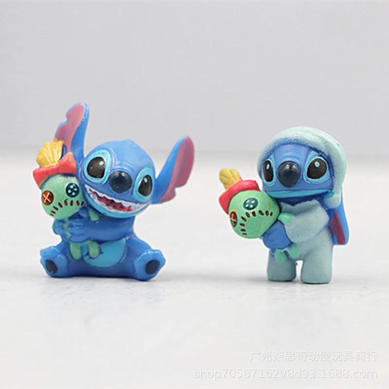 لطيف محاكاة ساخرة غرزة Q-نسخة عمل أرقام سيارة الداخلية سطح المكتب الكرتون زخرفة الملحقات الإبداعية أنيمي تمثال نموذج اللعب