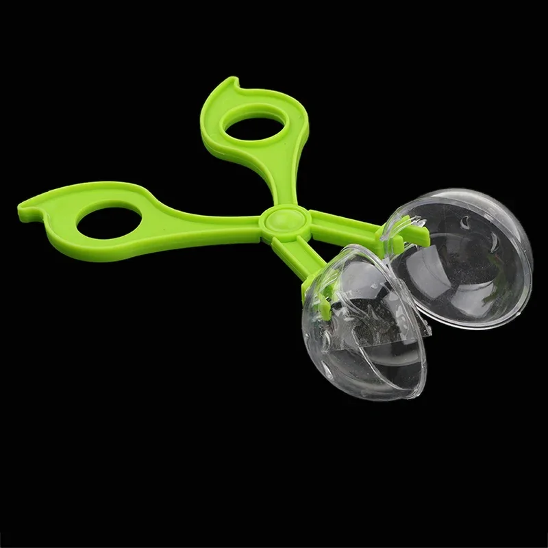 Children School Plant Insect Biology Study Tool Set Plastic Scissor Clamp Tweezers Cute Nature Exploration Toy Kit For Kids 1PCS