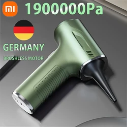 Xiaomi-Aspirador de carro sem fio, sucção forte, robô portátil, casa e carro, uso duplo, mini aspirador de pó, 1900000Pa, novo