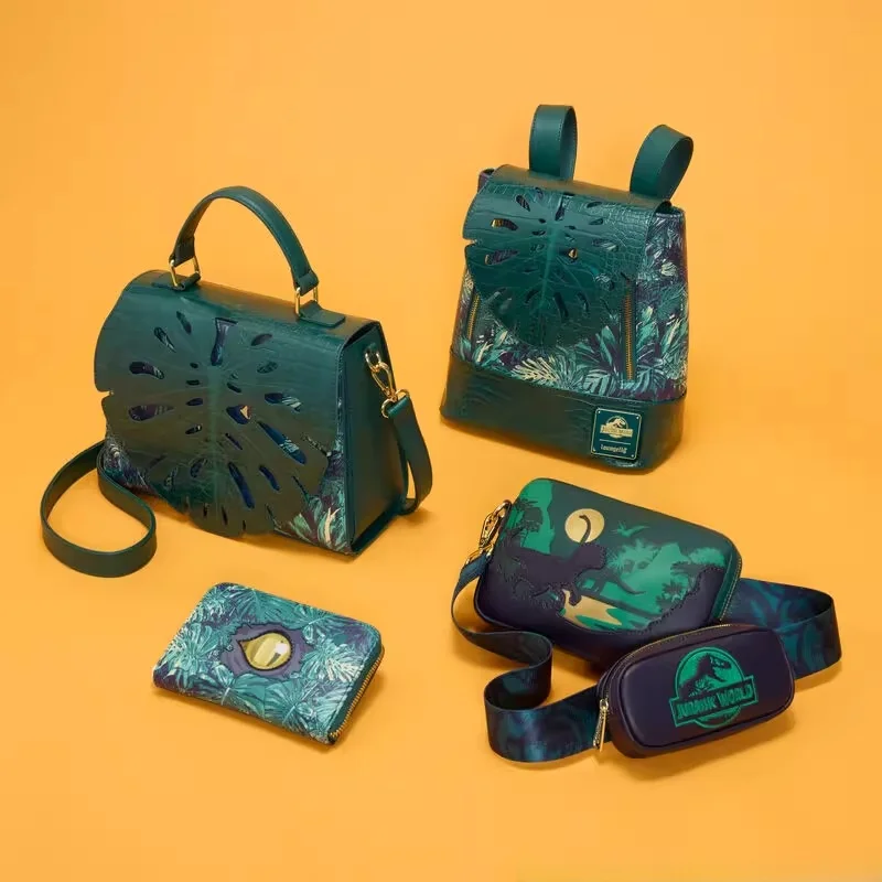 Jurassic World Dinosaur Single Shoulder Bag Ladies Crossbody Chest Bag Dual Shoulder Bag 26 Spring Autumn Unisex Retro Artist...