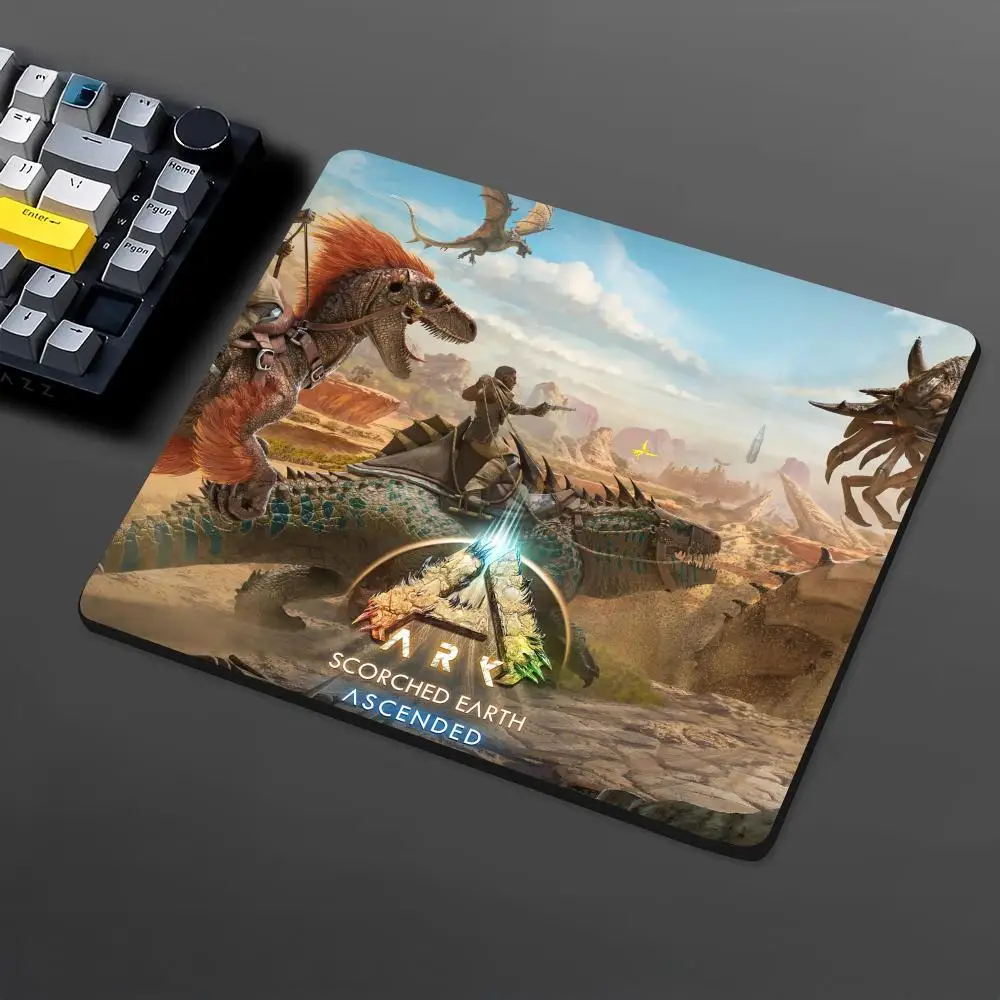 Ark Survival Evolved Mouse Pad Small Office Table Mats Computer Accessories Washable Non-slip Rubber with Precision Lock Edge