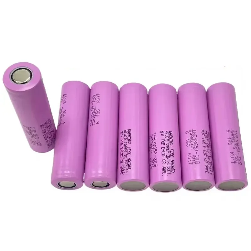 Original INR18650 30Q Rechargeable Lithium Ion Battery 3.7V 3000mAh Replacement External Battery for Screwdriver 18650 Battery