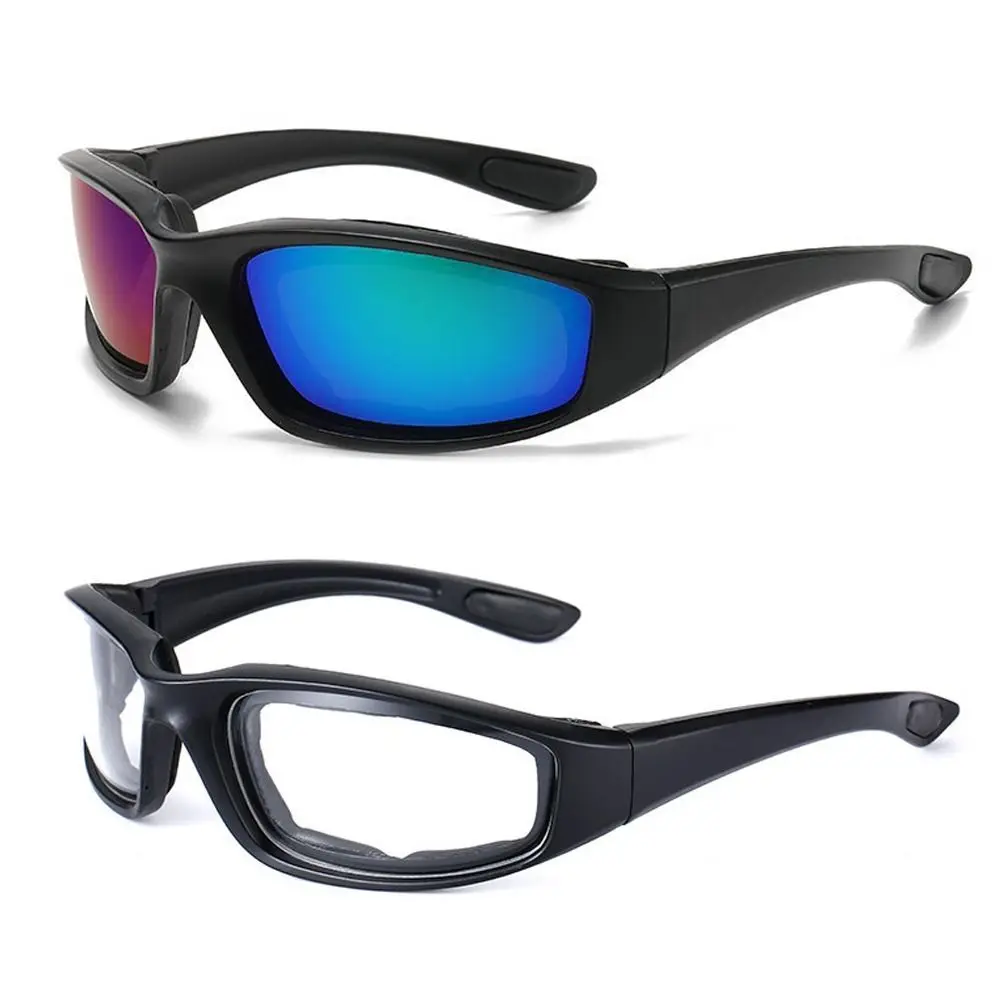 Windproof Punk Yellow Lenses Sunglasses UV Protective Black Shades Outdoor Sunglasses Decoration Accessories Motorcycle Goggles