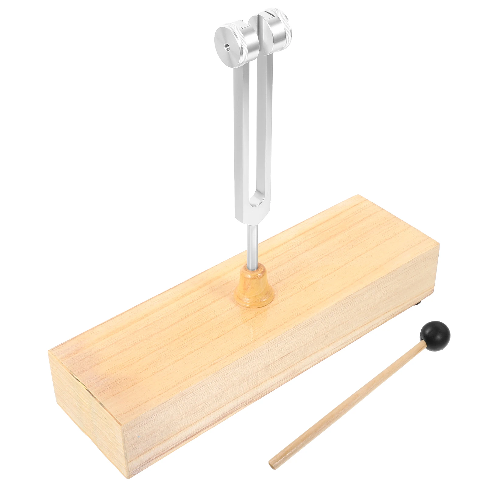 

Aluminum Alloy C128HZ Tuning Fork Speaker Set Wooden Resonance Box Sound Healing Meditation Tools Stress Reduction Instruments