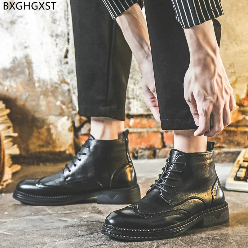 

Мотоциклетные ботинки для мужчин, роскошная дизайнерская обувь для мужчин 2024, черные ботинки Stivali, кожаные ботинки, мужская обувь броги