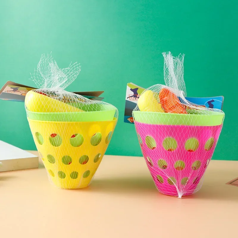 ダブル屋外楽しいキャッチザボールおもちゃセットカタパルトとキャッチボールゲームスキルスポーツインタラクティブおもちゃ