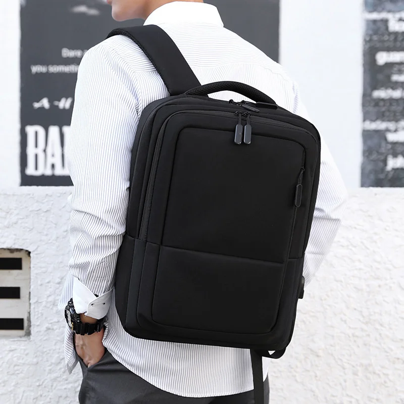 Capacity Fashion Large Men Backpack 2023 Multifunction USB Charging Backpacks New Leisure Outdoor Travel Bags