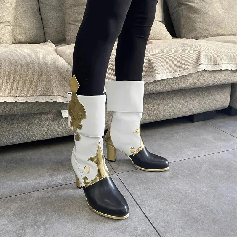 كوسبلاي أنيمي 2023 لعبة جديدة جينشين إمباكت كلوريند جينشين أحذية كوسبلاي أحذية شعر مستعار فونتين لعب الأدوار كرنفال الهالوين Wo 72th #2