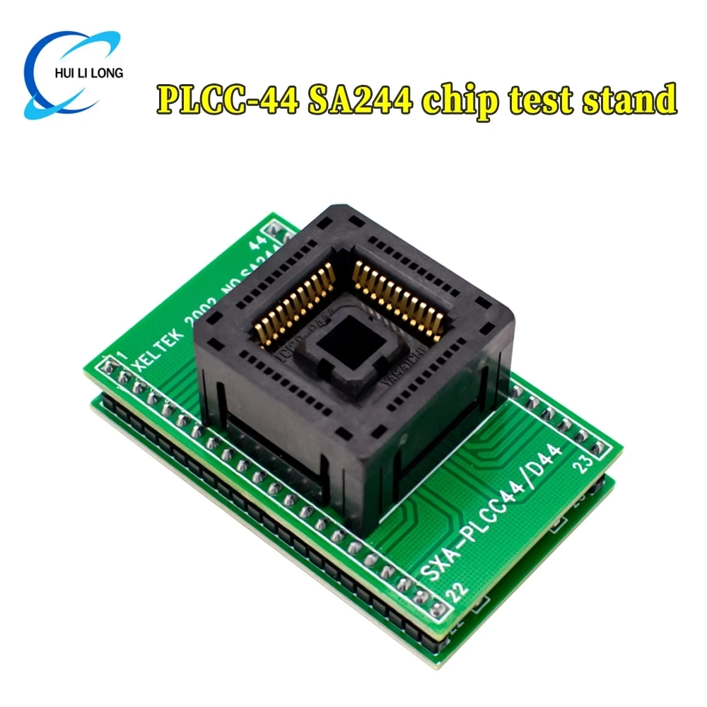 

PLCC44 в линейный DIP44/40 SA244, новое автономное сиденье для переоборудования сжигания IC, испытательное сиденье с чипом