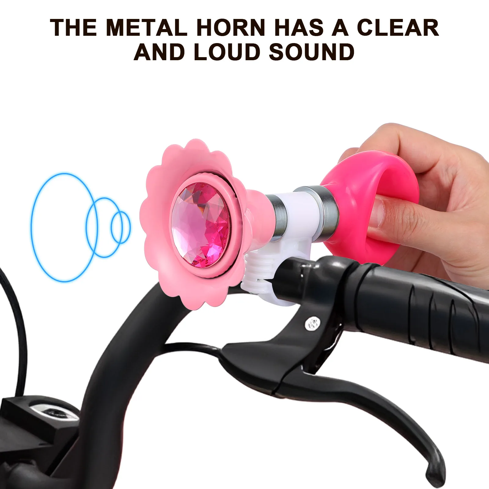 Klakson Sepeda Klakson Skuter Bel Sepeda Anak-anak Stang Bel Sepeda Klakson Peringatan Sepeda untuk Anak Perempuan Laki-laki Skuter Sepeda
