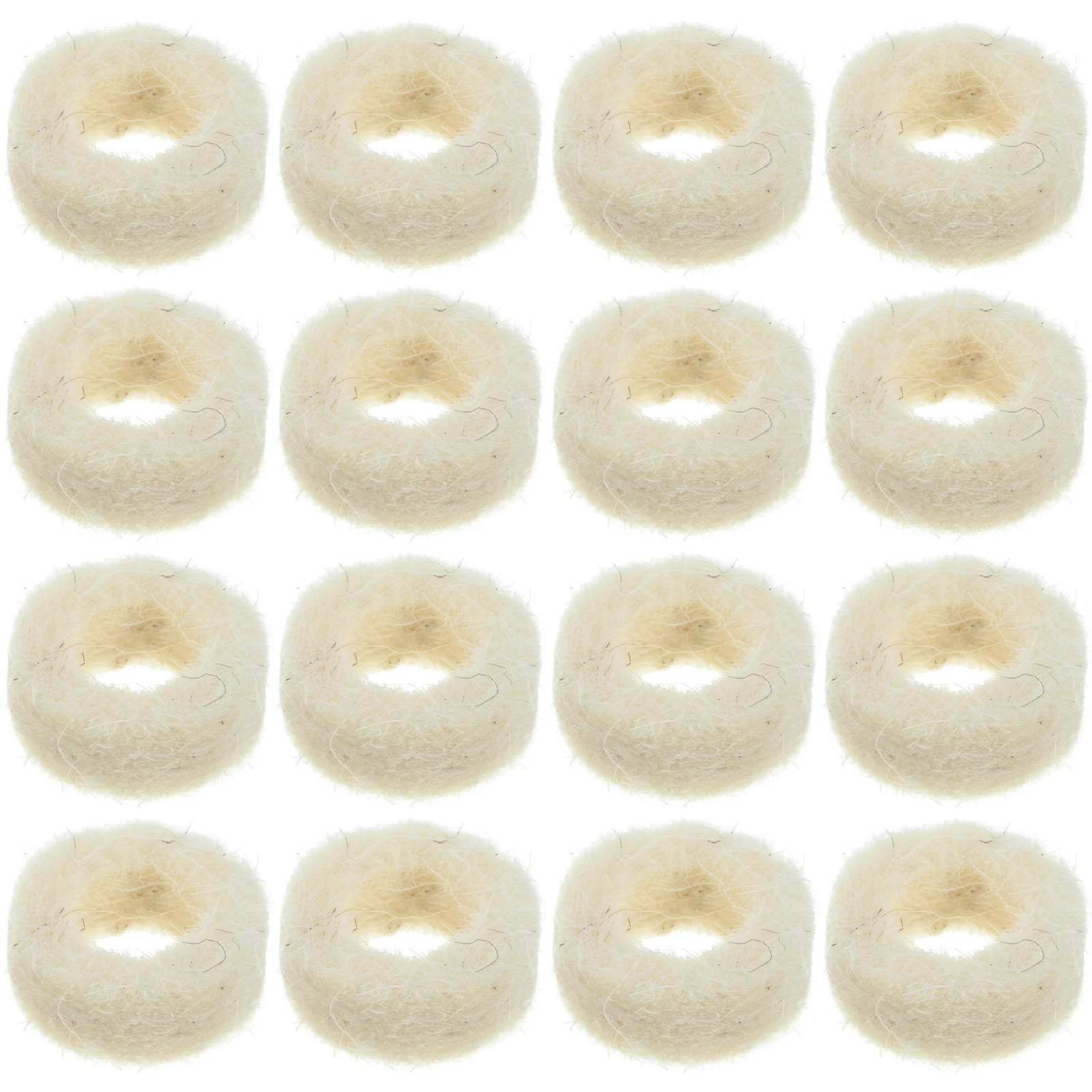 100 Pcs Industrial High Density Wool Felt Sealing Gasket Mechanical Oil Absorbing Washers for Bolts Guitar Plug Replacement